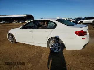 2014 BMW 5 Series 535i with VIN WBA5B1C58ED481559, listed as a Copart auction lot 51527985 with 121,887 mi miles and Salvage Title. Bid and sale history available at carsss.com. Image 2.