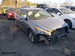 2017 Hyundai Sonata SE with VIN 5NPE24AF0HH568287, listed as a IAAI auction lot 41272571 with 1 mi miles. Bid and sale history available at carsss.com. Image 1.