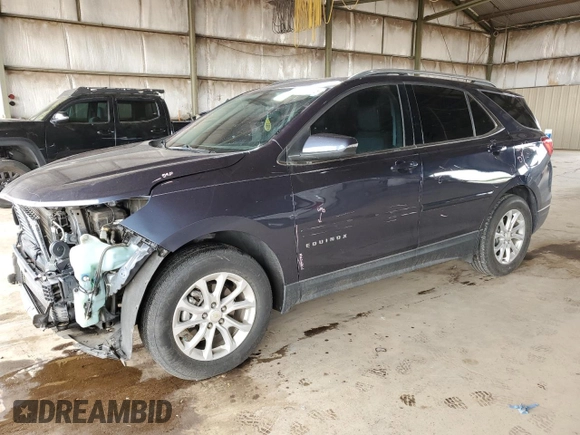 2018 Chevrolet Equinox LT z VIN 3GNAXSEV3JS541822, wystawiony jako Copart lot #55681515 z przebiegiem 107 733 mil mil oraz Szkoda całkowita • Salvage title. Historia ofert i sprzedaży dostępna na DreamBid. Obrazek 1.