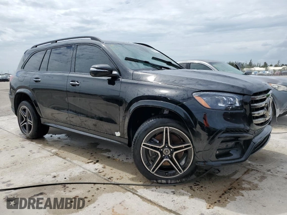 2024 Mercedes-Benz GLS 450 with VIN 4JGFF5KE7RB171680, listed as a Copart auction lot 62103174 with 845 mi miles and Non Repairable. Bid and sale history available at DreamBid. Image 4.