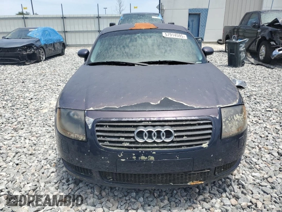 2002 Audi TT ALMS Edition with VIN TRUWT28N321004981, listed as a Copart auction lot 57914595 with 105,522 mi miles and Clean title. Bid and sale history available at DreamBid. Image 5.