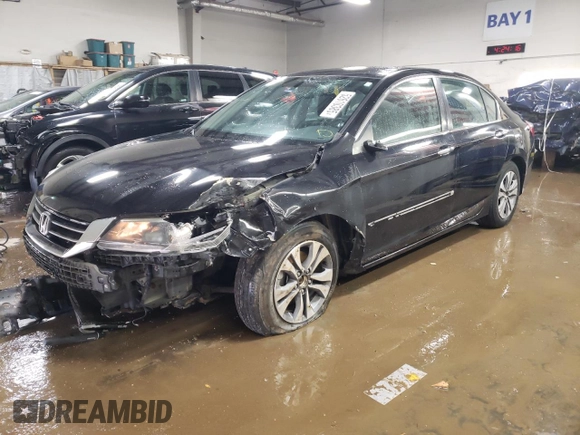2014 Honda Accord Sport with VIN 1HGCR2F52EA021629, listed as a Copart auction lot 52610385 with 144,187 mi miles and Salvage Title. Bid and sale history available at carsss.com. Image 1.