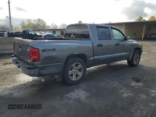 2007 Dodge Dakota SLT with VIN 1D7HW48K17S141548, listed as a Copart auction lot 74875484 with 166,785 mi miles and Salvage Title. Bid and sale history available at carsss.com. Image 3.