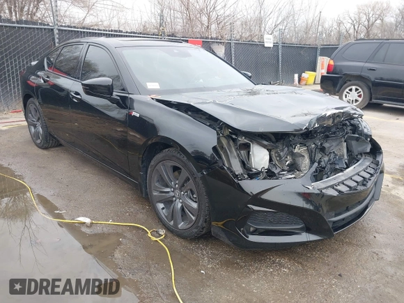 2022 Acura TLX w/A-Spec Package with VIN 19UUB6F5XNA002178, listed as a IAAI auction lot 41850627 with 68,762 mi miles and . Bid and sale history available at DreamBid. Image 1.