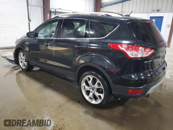 2013 Ford Escape Titanium with VIN 1FMCU9J93DUC84611, listed as a Copart auction lot 59046515 with 126,386 mi miles and Salvage title. Bid and sale history available at DreamBid. Image 2.