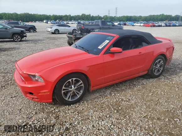 2013 Ford Mustang V6 with VIN 1ZVBP8EM0D5265005, listed as a Copart auction lot 54985425 with 128,964 mi miles and Salvage title. Bid and sale history available at DreamBid. Image 1.