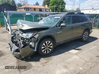 2016 Subaru Outback Limited with VIN 4S4BSENCXG3226960, listed as a Copart auction lot 57768185 with 201,303 mi miles and Salvage title. Bid and sale history available at DreamBid. Image 1.