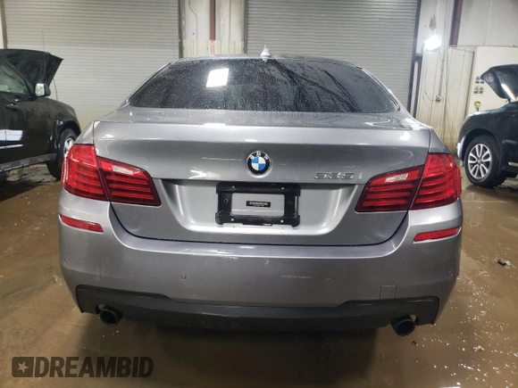2014 BMW 5 Series 535i with VIN WBA5B1C52ED476681, listed as a Copart auction lot 47483375 with 136,611 mi miles and Salvage Title. Bid and sale history available at carsss.com. Image 6.