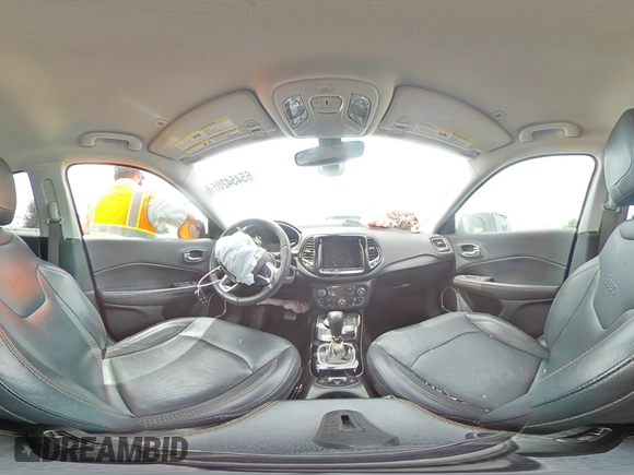 2019 Jeep Compass Limited z VIN 3C4NJDCB7KT620292, wystawiony jako Copart lot #65454205 z przebiegiem 65 431 mil mil oraz Szkoda całkowita • Salvage title. Historia ofert i sprzedaży dostępna na DreamBid. Obrazek 15.