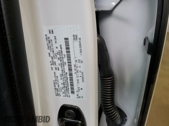 2023 Ford F-150 Raptor with VIN 1FTFW1RG5PFB97799, listed as a Copart auction lot 47471485 with 27,282 mi miles and Salvage Title. Bid and sale history available at DreamBid. Image 12.