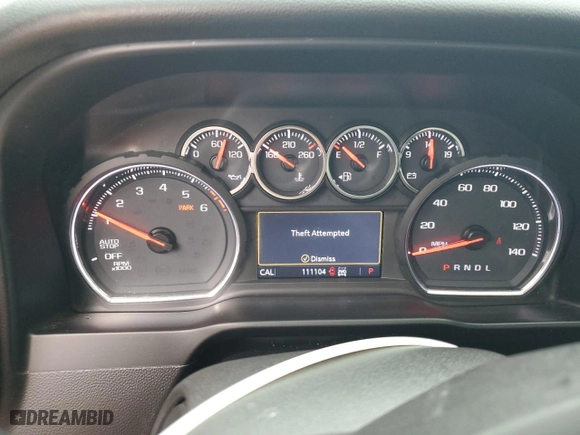 2019 Chevrolet Silverado 1500 LT with VIN 3GCUYDED2KG248990, listed as a Copart auction lot 86192184 with 111,104 mi miles and Clean Title. Bid and sale history available at carsss.com. Image 9.