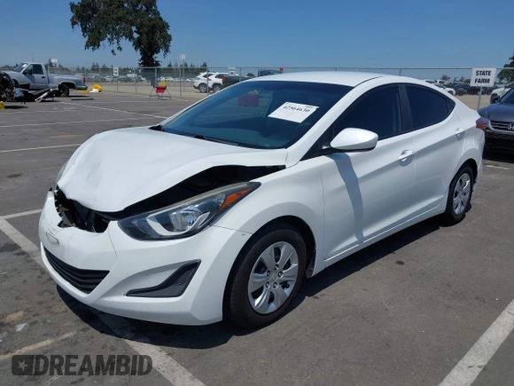 2016 Hyundai Elantra SE with VIN 5NPDH4AE3GH698547, listed as a IAAI auction lot 42564630 with 100,565 mi miles and . Bid and sale history available at DreamBid. Image 17.