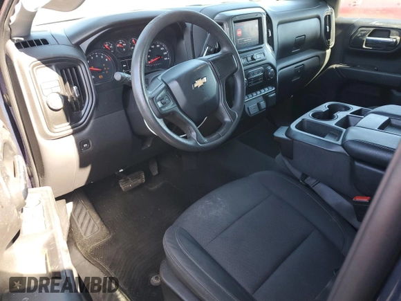 2020 Chevrolet Silverado 1500 Custom with VIN 3GCPWBEK2LG451904, listed as a Copart auction lot 45130395 with 95,767 mi miles and Salvage Title. Bid and sale history available at carsss.com. Image 8.