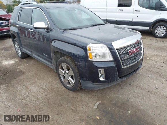 2015 GMC Terrain SLT with VIN 2GKFLYE32F6357641, listed as a IAAI auction lot 40746123 with 117,291 mi miles. Bid and sale history available at carsss.com. Image 1.