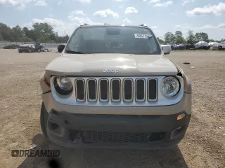 2015 Jeep Renegade Limited with VIN ZACCJBDT0FPB57606, listed as a Copart auction lot 60677505 with 61,209 mi miles and Salvage title. Bid and sale history available at DreamBid. Image 5.