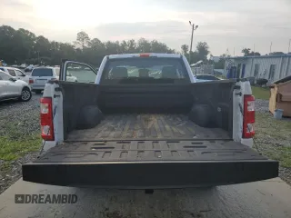 2022 Ford F-150 XL with VIN 1FTMF1CB1NKE65448, listed as a Copart auction lot 60610254 with 9,587 mi miles and Salvage Title. Bid and sale history available at carsss.com. Image 11.
