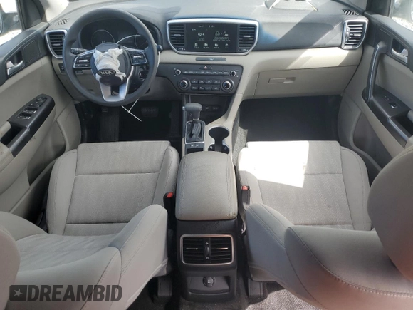 2020 Kia Sportage LX with VIN KNDPM3AC1L7780907, listed as a Copart auction lot 49606625 with 52,416 mi miles and Salvage Title. Bid and sale history available at carsss.com. Image 8.