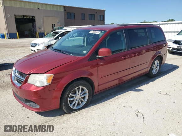 2014 Dodge Grand Caravan SXT z VIN 2C4RDGCG8ER103869, wystawiony jako Copart lot #61835365 z przebiegiem 193 139 mil mil oraz Czysty tytuł • Clean title. Historia ofert i sprzedaży dostępna na DreamBid. Obrazek 1.