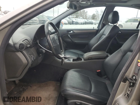 2004 Mercedes-Benz C 230 Kompressor with VIN WDBRF40J24F535886, listed as a Copart auction lot 85705154 with 145,446 mi miles and Salvage Title. Bid and sale history available at DreamBid. Image 7.