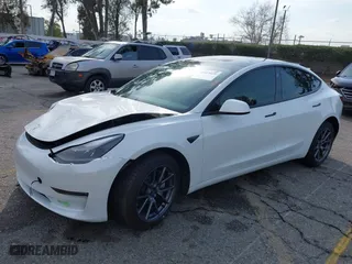 2023 Tesla Model 3 Long Range with VIN 5YJ3E1EB8PF392249, listed as a IAAI auction lot 41415020 with 25,440 mi miles. Bid and sale history available at carsss.com. Image 19.