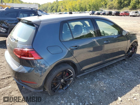 2021 Volkswagen Golf GTI S with VIN 3VW6T7AU7MM005255, listed as a Copart auction lot 70678014 with 26,103 mi miles and Salvage Title. Bid and sale history available at carsss.com. Image 3.