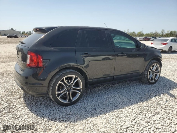 2014 Ford Edge Sport with VIN 2FMDK3AKXEBB29703, listed as a Copart auction lot 50246015 with 165,960 mi miles and Salvage Title. Bid and sale history available at carsss.com. Image 3.