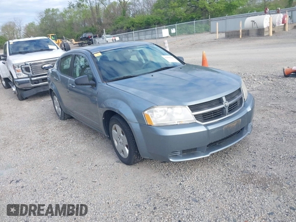 2010 Dodge Avenger SXT with VIN 1B3CC4FB3AN191486, listed as a IAAI auction lot 42106448 with 209,417 mi miles. Bid and sale history available at carsss.com. Image 1.