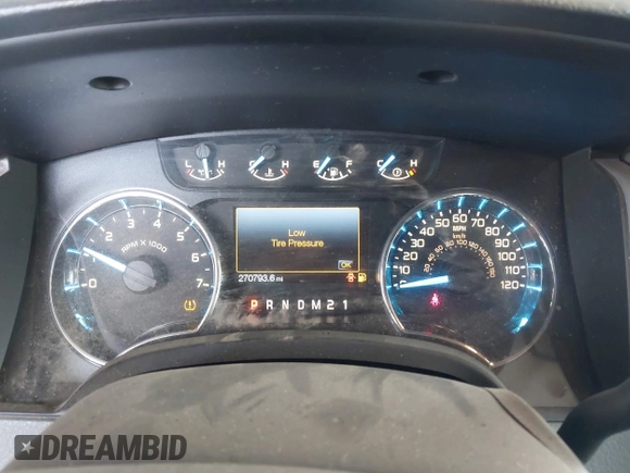 2011 Ford F-150 XL with VIN 1FTEX1CM6BFA50553, listed as a IAAI auction lot 41935449 with 270,793 mi miles. Bid and sale history available at carsss.com. Image 7.