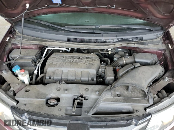 2014 Honda Odyssey EX-L with VIN 5FNRL5H66EB062435, listed as a Copart auction lot 53743445 with 103,849 mi miles and Salvage Title. Bid and sale history available at DreamBid. Image 12.
