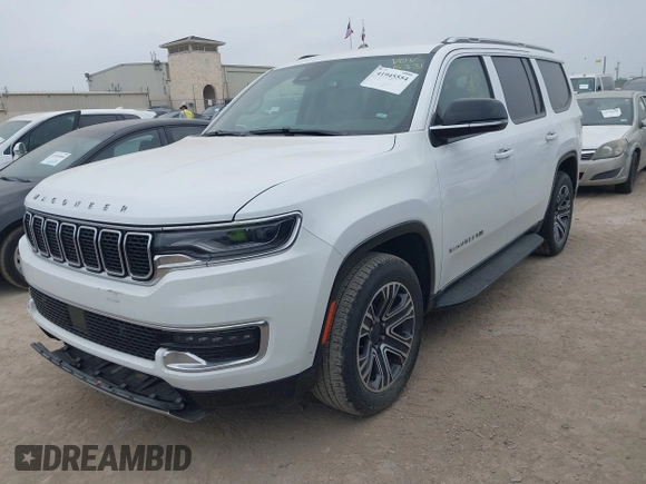 2024 Jeep Wagoneer Series II with VIN 1C4SJUBP8RS126826, listed as a IAAI auction lot 41945554 with 39,031 mi miles and . Bid and sale history available at DreamBid. Image 2.