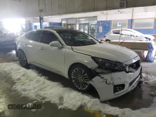 2018 Kia Cadenza Premium with VIN KNALC4J10J5096264, listed as a Copart auction lot 86757694 with 87,990 mi miles and Salvage Title. Bid and sale history available at carsss.com. Image 4.
