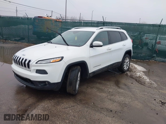 2016 Jeep Cherokee Latitude with VIN 1C4PJMCB3GW193834, listed as a IAAI auction lot 41675853 with 149,296 mi miles. Bid and sale history available at carsss.com. Image 2.