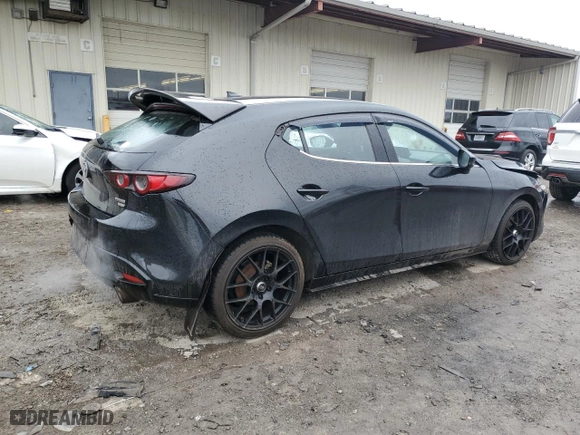2021 Mazda Mazda3 Hatchback 2.5 Turbo with VIN JM1BPBJY7M1321778, listed as a Copart auction lot 43805605 with 62,249 mi miles and Salvage Title. Bid and sale history available at carsss.com. Image 3.
