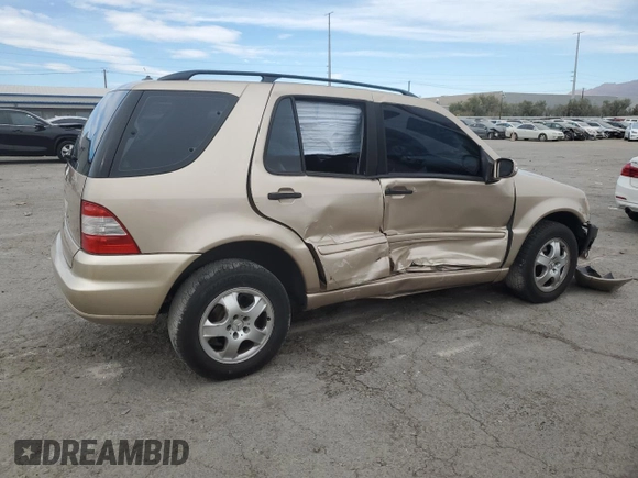 2002 Mercedes-Benz M-Class with VIN 4JGAB54EX2A355722, listed as a Copart auction lot 79066764 with 170,858 mi miles and Salvage Title. Bid and sale history available at carsss.com. Image 3.