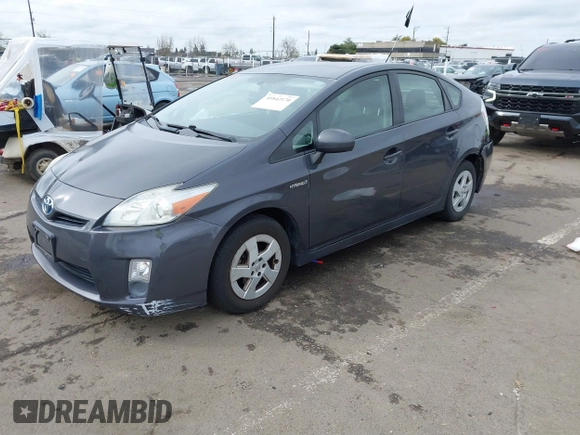 2010 Toyota Prius II with VIN JTDKN3DU7A0192513, listed as a IAAI auction lot 41842170 with 183,211 mi miles. Bid and sale history available at carsss.com. Image 17.