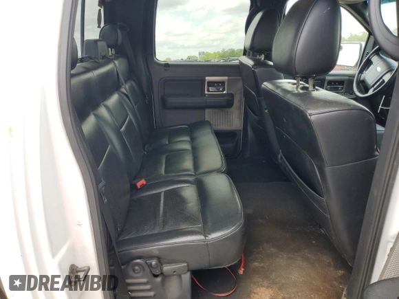 2006 Ford F-150 XLT with VIN 1FTPW14556FB54072, listed as a Copart auction lot 50732555 with 163,035 mi miles and Salvage Title. Bid and sale history available at carsss.com. Image 10.