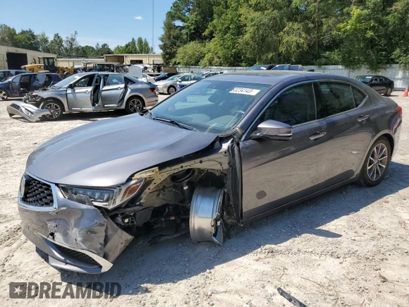 2020 Acura TLX w/Technology Pkg with VIN 19UUB1F58LA017648, listed as a Copart auction lot 63234143 with 0 mi miles. Bid and sale history available at carsss.com. Image 1.