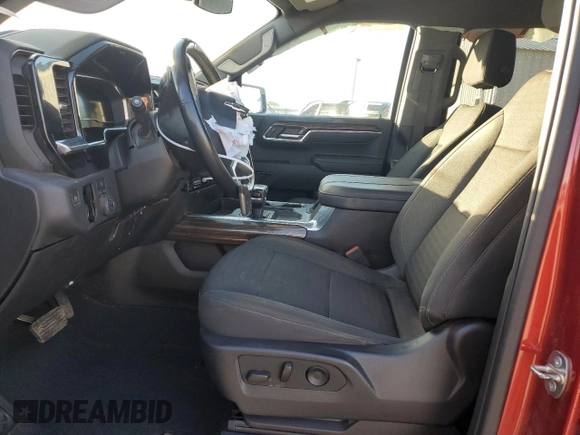 2023 Chevrolet Silverado 1500 RST with VIN 1GCUDEE8XPZ230913, listed as a Copart auction lot 85033514 with 43,617 mi miles and Salvage Title. Bid and sale history available at DreamBid. Image 7.