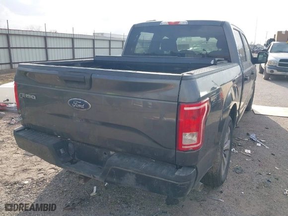 2017 Ford F-150 XL with VIN 1FTEW1CF0HKC54284, listed as a IAAI auction lot 41388946 with 163,509 mi miles. Bid and sale history available at carsss.com. Image 4.