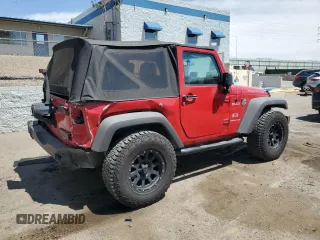 2007 Jeep Wrangler X with VIN 1J4FA241X7L111017, listed as a Copart auction lot 58871815 with 118,566 mi miles and Salvage title. Bid and sale history available at DreamBid. Image 3.