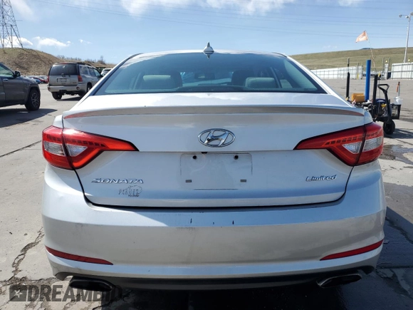 2016 Hyundai Sonata Sport with VIN 5NPE34AF1GH303597, listed as a Copart auction lot 51538355 with 102,229 mi miles and Salvage Title. Bid and sale history available at DreamBid. Image 6.