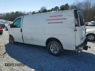 2016 GMC Savana Cargo z VIN 1GTW7AFF9G1902240, wystawiony jako Copart lot #48993415 z przebiegiem Nie podano mil oraz Szkoda całkowita • Salvage title. Historia ofert i sprzedaży dostępna na DreamBid. Obrazek 2.