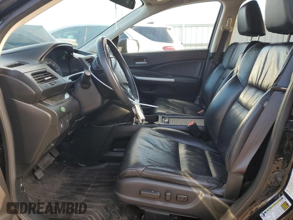 2014 Honda CR-V EX-L with VIN 5J6RM4H7XEL023578, listed as a Copart auction lot 85576344 with 106,898 mi miles and Salvage Title. Bid and sale history available at DreamBid. Image 7.