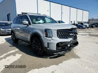 2024 Kia Telluride EX with VIN 5XYP3DGC1RG432472, listed as a Copart auction lot 46633495 with 16,385 mi miles and Salvage Title. Bid and sale history available at carsss.com. Image 14.