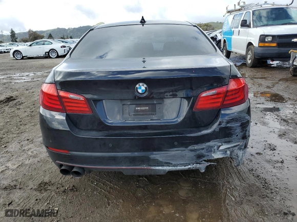 2011 BMW 5 Series 535i xDrive with VIN WBAFU7C50BC873017, listed as a Copart auction lot 49352255 with 102,827 mi miles and Salvage Title. Bid and sale history available at carsss.com. Image 6.