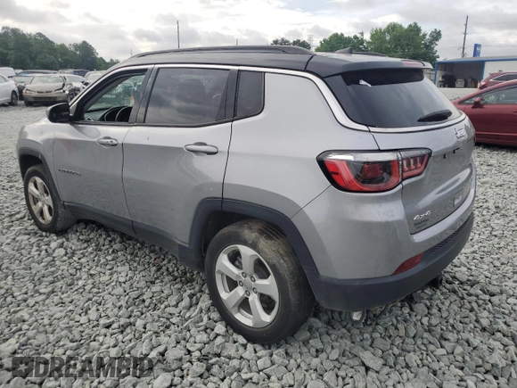 2018 Jeep Compass Latitude with VIN 3C4NJDBBXJT253193, listed as a Copart auction lot 61025465 with 80,850 mi miles and Salvage title. Bid and sale history available at DreamBid. Image 2.