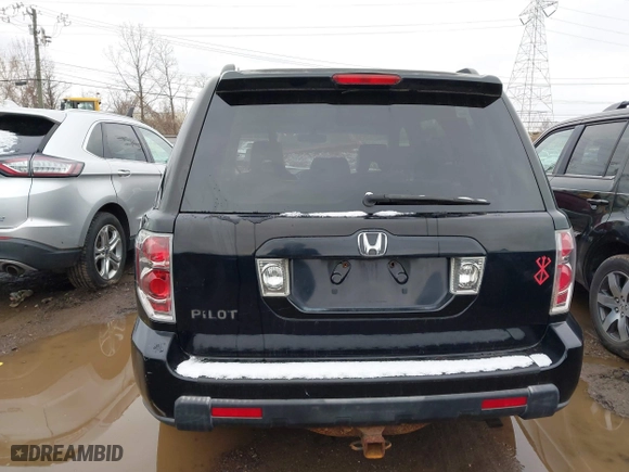 2007 Honda Pilot EX-L with VIN 5FNYF28557B028997, listed as a IAAI auction lot 41742267 with 217,114 mi miles. Bid and sale history available at carsss.com. Image 16.