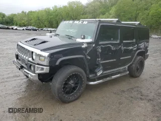 2006 Hummer H2 z VIN 5GRGN23U66H117438, wystawiony jako Copart lot #55833845 z przebiegiem 182 015 mil mil oraz Szkody całkowita. Historia ofert i sprzedaży dostępna na DreamBid. Obrazek 1.