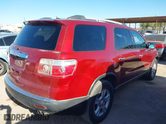 2010 GMC Acadia SL with VIN 1GKLRKED2AJ142750, listed as a IAAI auction lot 41851697 with 127,118 mi miles. Bid and sale history available at carsss.com. Image 4.