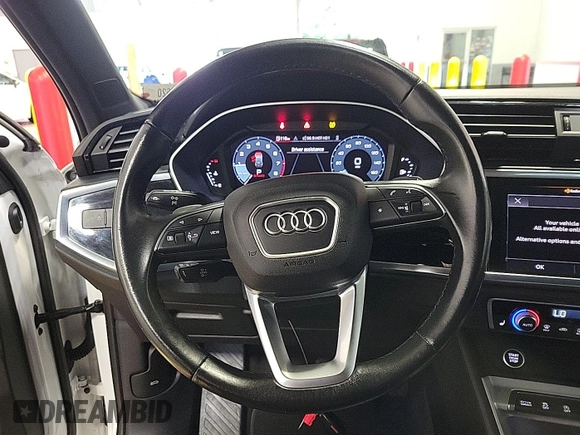 2023 Audi Q3 S line Premium with VIN WA1DECF33P1105667, listed as a IAAI auction lot 42785525 with 48,717 mi miles and . Bid and sale history available at DreamBid. Image 27.